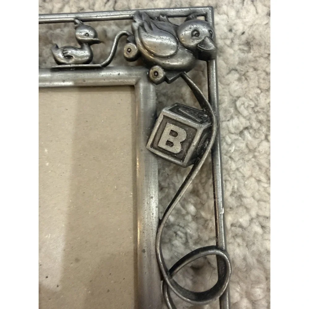 Pewter Baby Picture Frame 3.5